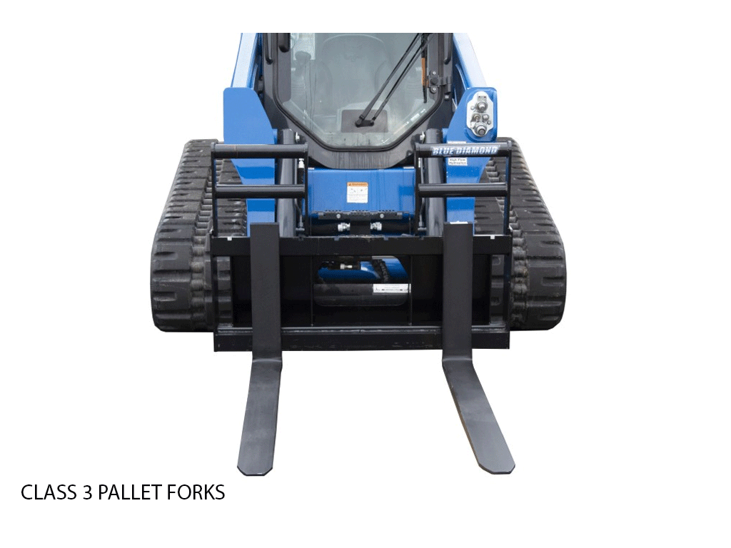 BLUE DIAMOND | Pallet Forks For Skid Steer - Class 3