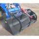  Haugen Attachments Compact Tractor &amp; Mini Skid Steer Material Grapple 