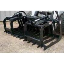 Haugen Attachments Root Grapple for compact tractors and mini skid steers for clearing roots brush and debris during land preparation