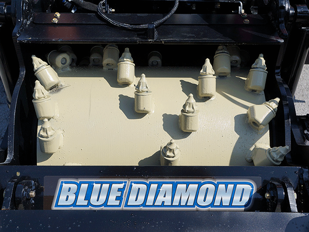 BLUE DIAMOND High Flow Cold Planer for Skid Steer 40" to 48" wide