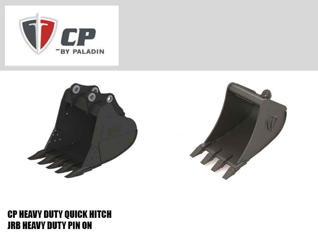 PALADIN / CP Dirt Buckets for 2 Metric ton class Excavators