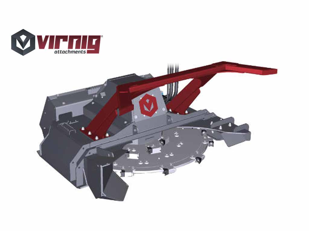 VIRNIG V70 Tree Disc Mulcher for skid steer