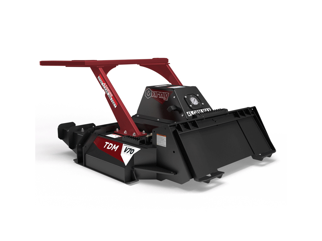 VIRNIG V70 Tree Disc Mulcher for skid steer