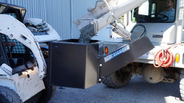 BLUE DIAMOND | Dispensing Bucket for Skid Steer