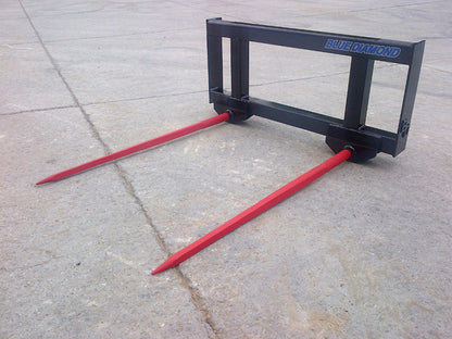 BLUE DIAMOND | Hay Spear for Skid Steer