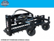 BLUE DIAMOND Extreme Duty Power Rake for Skid Steer, Hydraulic Angle