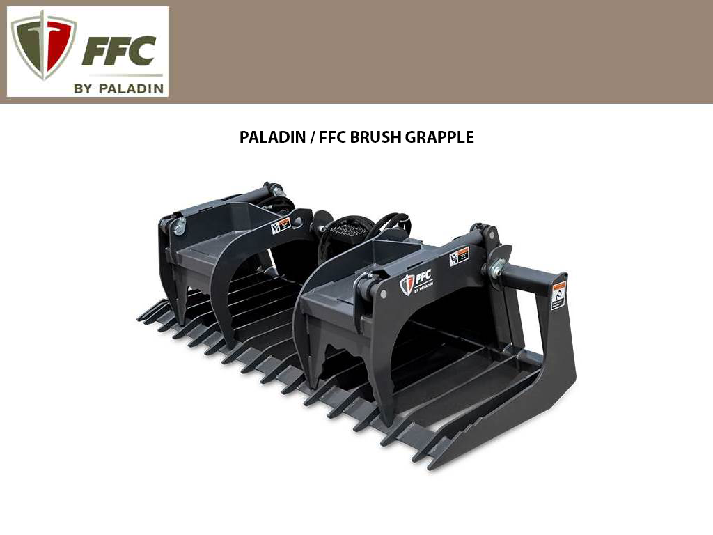 Paladin / FFC Brush Grapples for Skid Steer