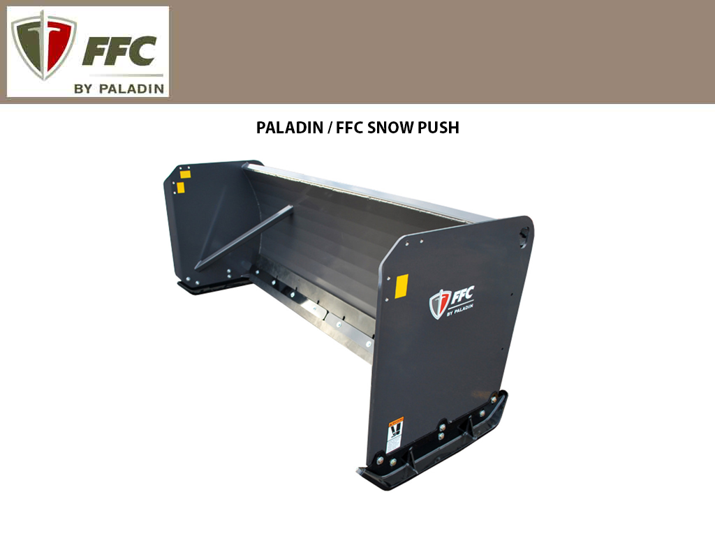 Paladin / FFC Snow Pushes for Skid Steer