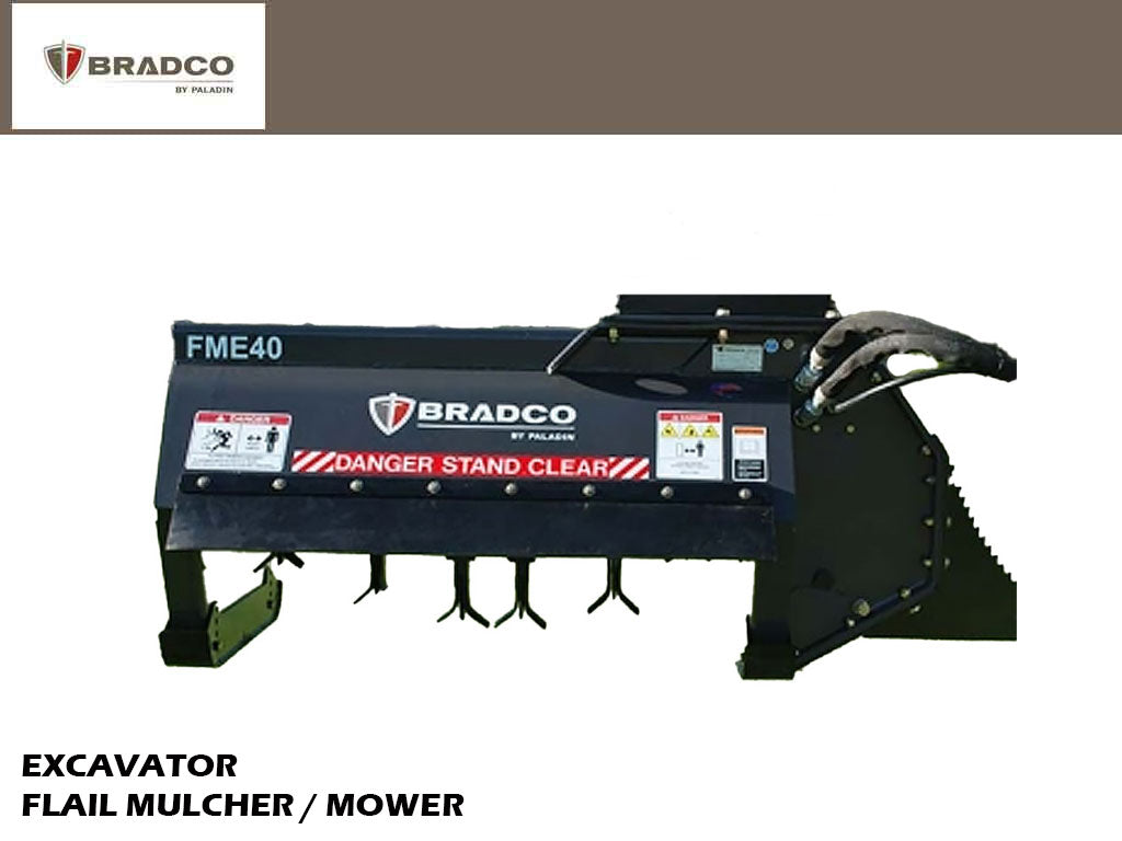 PALADIN / BRADCO FLAIL Mower For Excavator