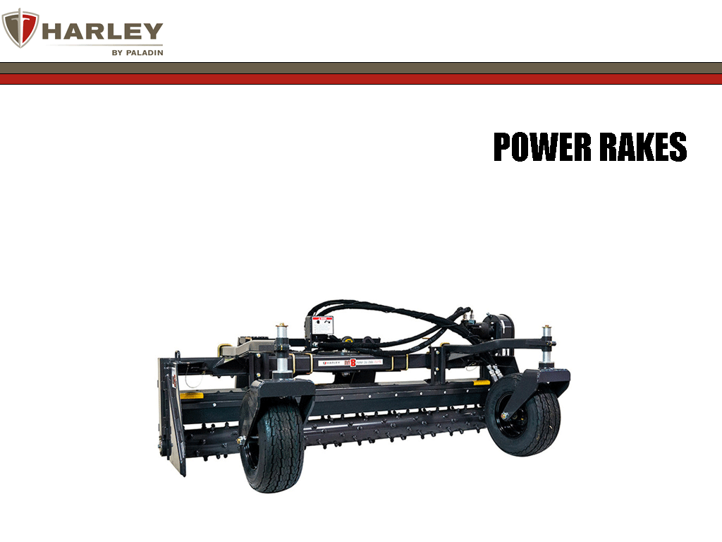 Paladin / Harley Power Box Rake for Skid Steer