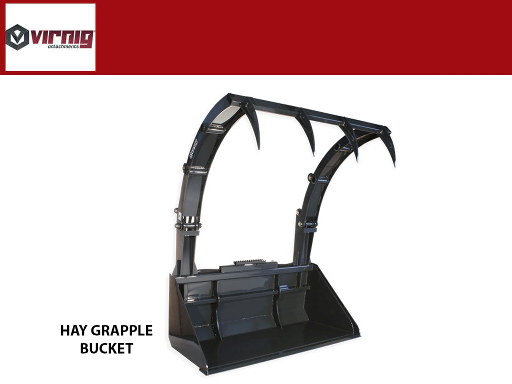 Virnig Hay Bucket Grapple For Skid Steer