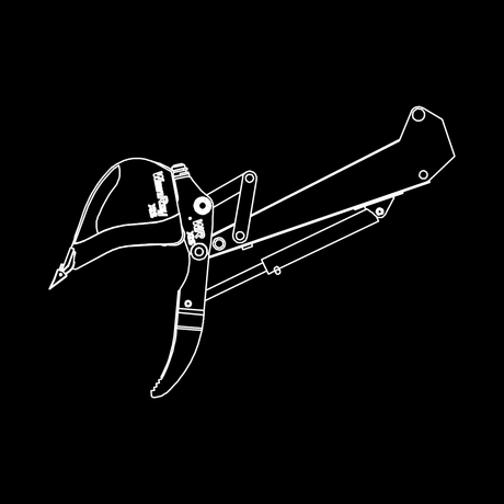 WAIN ROY Hydraulic Direct Main Pin Thumb for excavators and backhoe loaders for precise material gripping and pick-and-place tasks