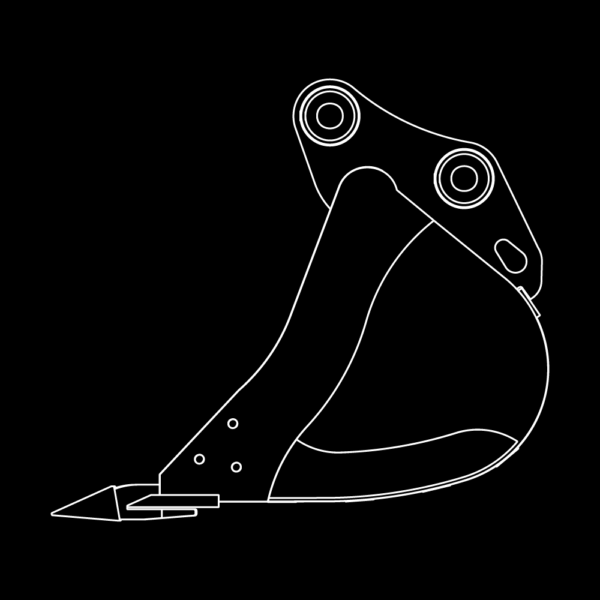 WAIN ROY | Dirt Buckets for Excavators (20,000-30,000 lbs.)