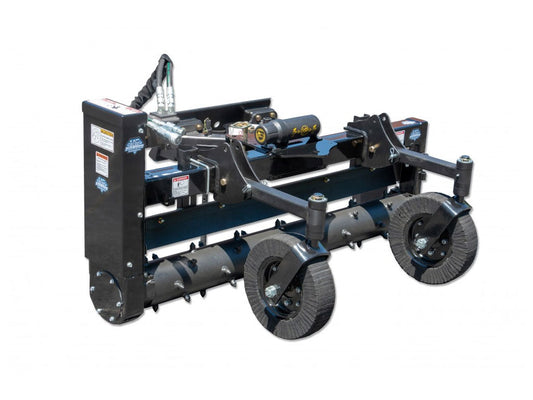 BLUE DIAMOND Heavy Duty Power Rake For Skid Steer