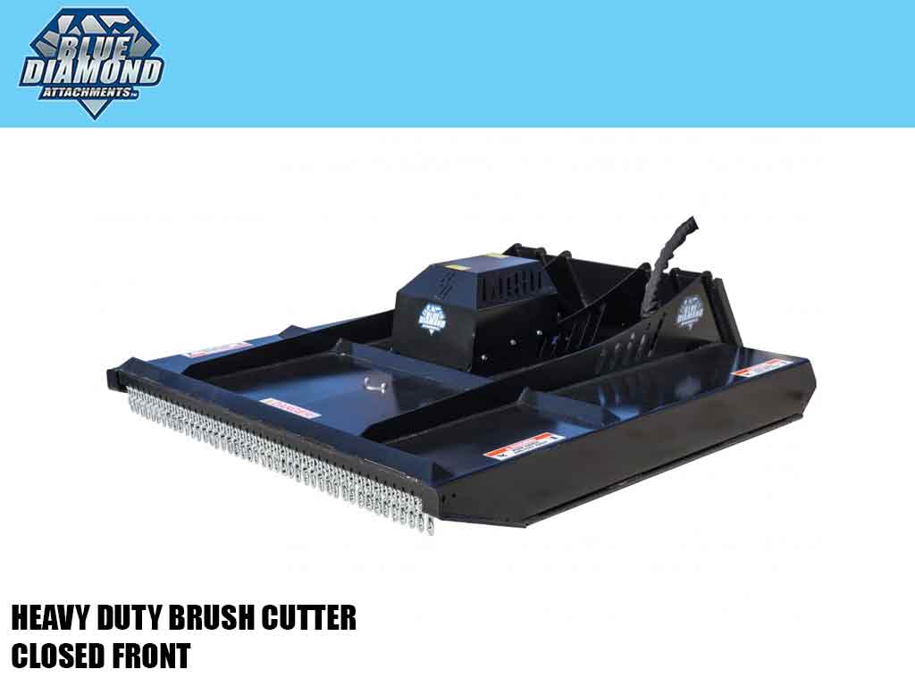 BLUE DIAMOND Heavy Duty Brush Cutter for Skid Steer