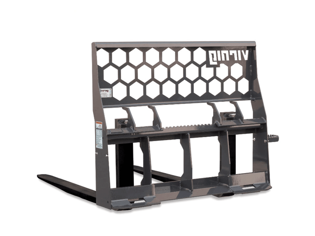 Virnig | Hex-Guard Rail Pallet Fork For Skid Steer