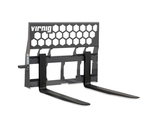 Virnig | Hex-Guard Rail Pallet Fork For Skid Steer