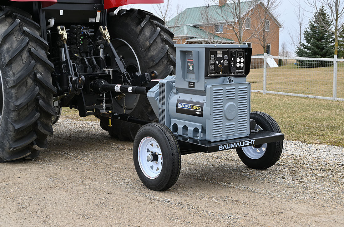 Baumalight Generator PTO 4 Pole | Model Q Series | 12KW-113KW | 21HP-153HP | For Tractor