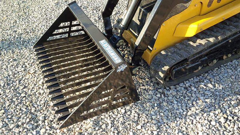 Blue Diamond Rock Bucket For Mini Skid Steer