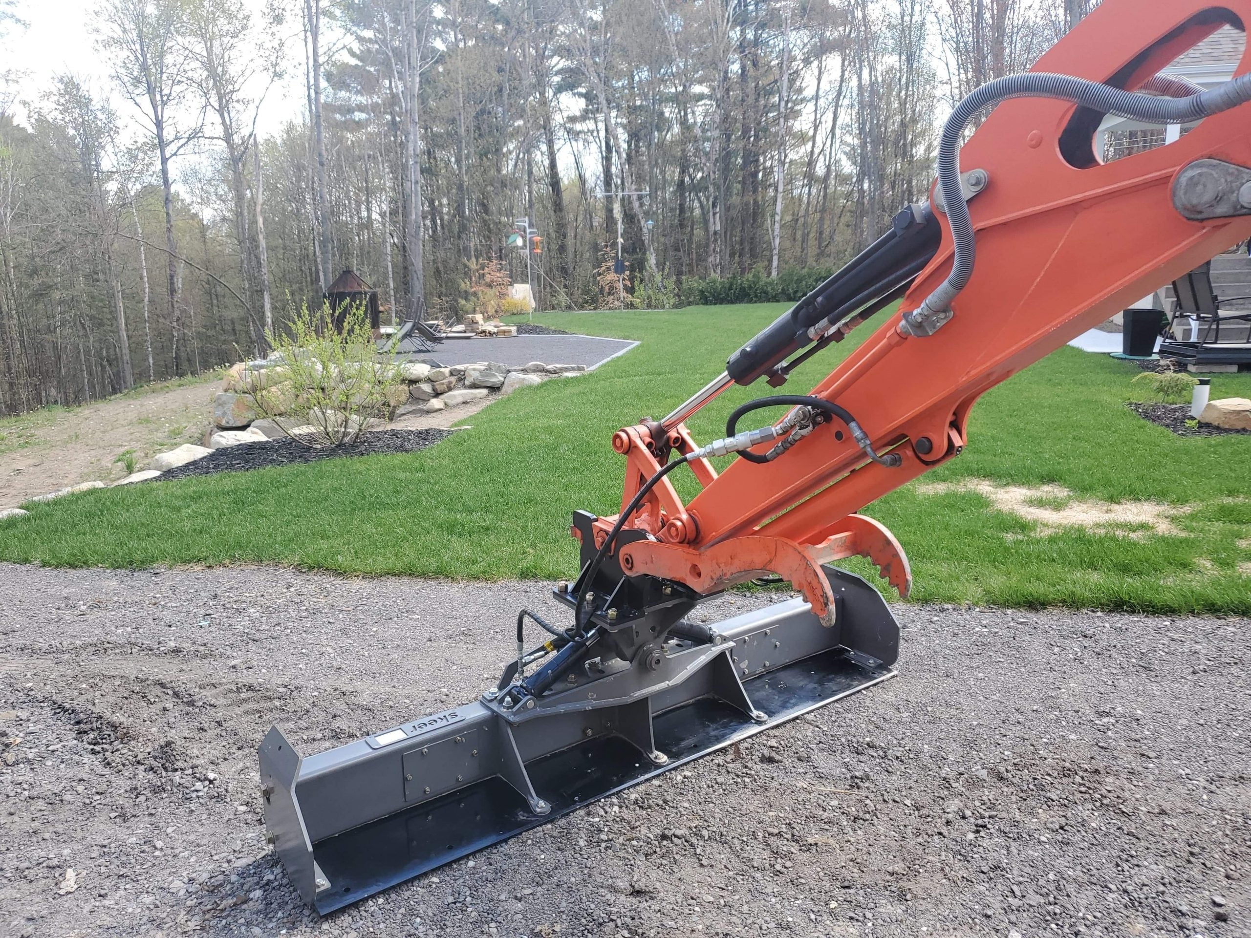 Excavator Grading Beam | Skeer System