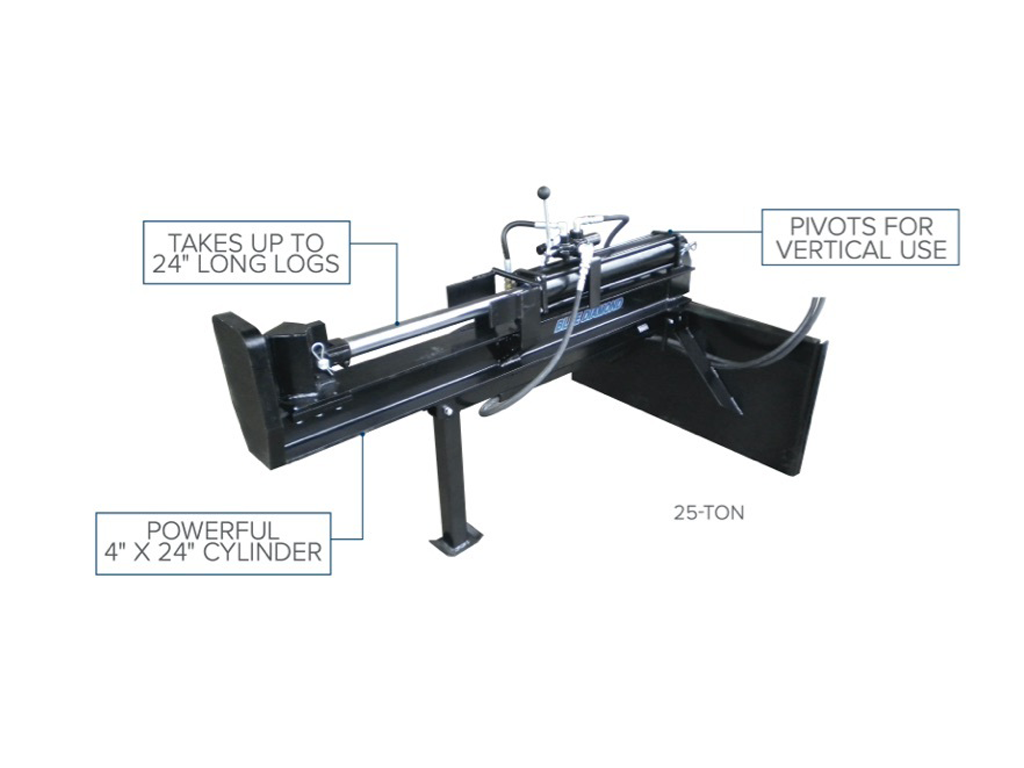 BLUE DIAMOND Log Splitter for Skid Steer