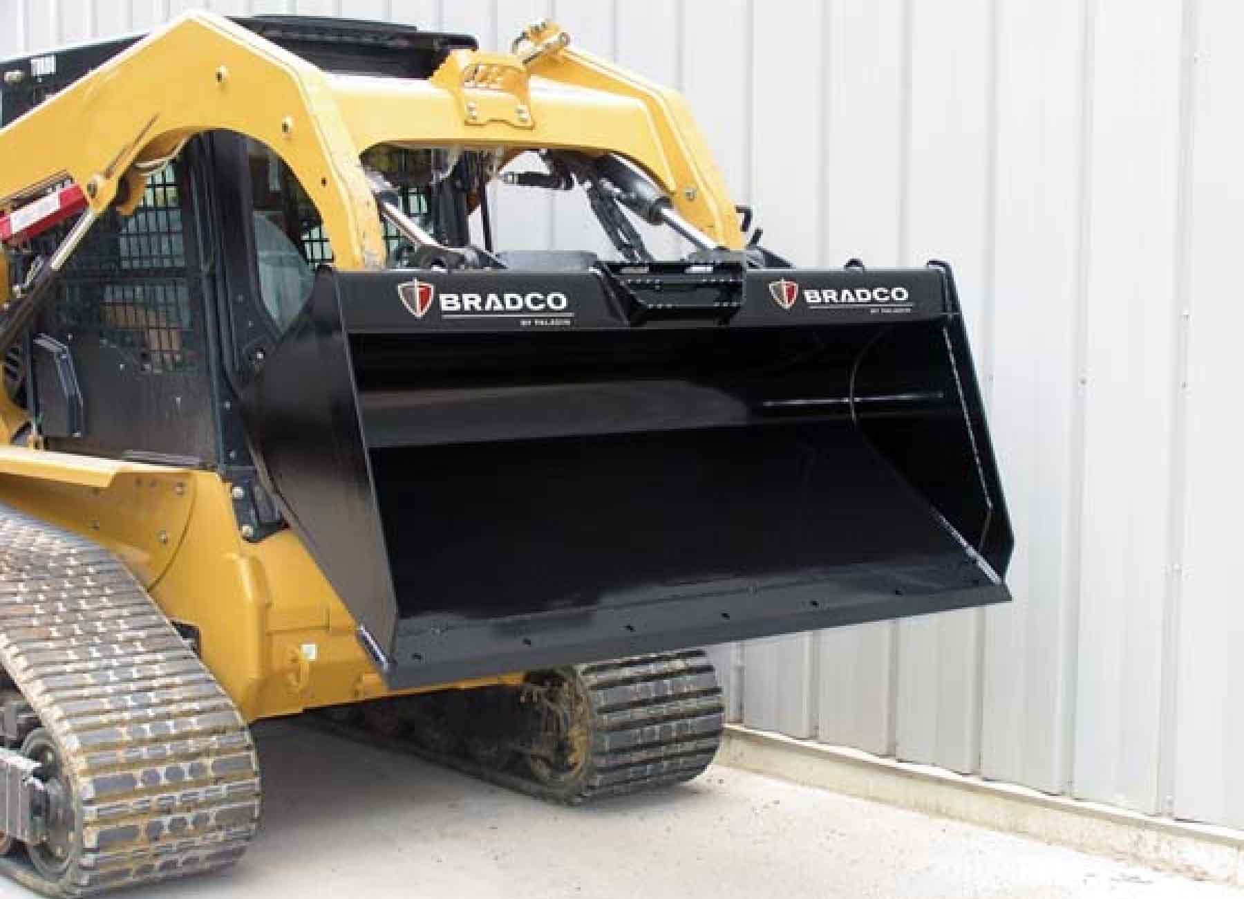 Paladin Low Profile Bucket for Skid Steer