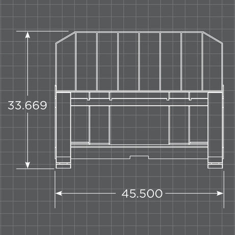 Loflin Fabrication Skid Steer Heavy Duty Pallet Forks