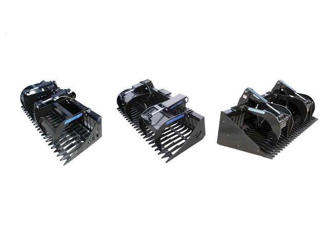 BLUE DIAMOND | Rock Grapple for Skid Steer Loader