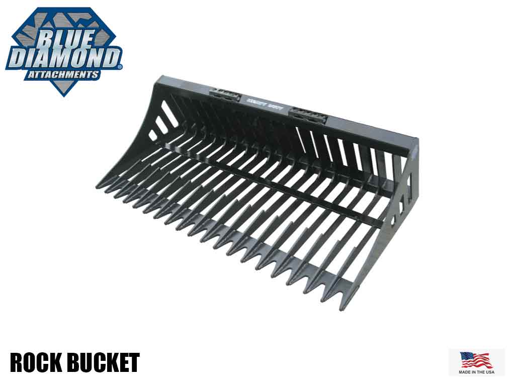 BLUE DIAMOND | Rock Bucket for Tractor