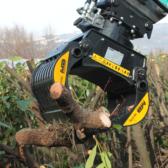 MB Crushers Sorting Grapple | Model MB-G350 S4 | Width 19.7" | Machine Size 1.3-2.6 Tons | For Mini Excavators