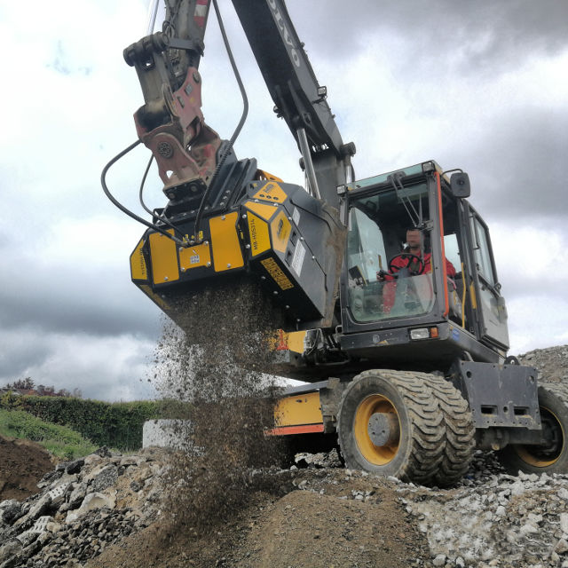 MB Crushers Padding Bucket | Model MB-HDS314 | Width 59" | Machine Size 9-15 Tons | For Excavators, Backhoe Loaders & Loaders