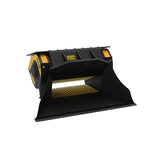 MB-L140-S2 skid steer loader bucket on a white background