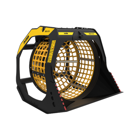 MB-S18 skid steer loader bucket on a white background