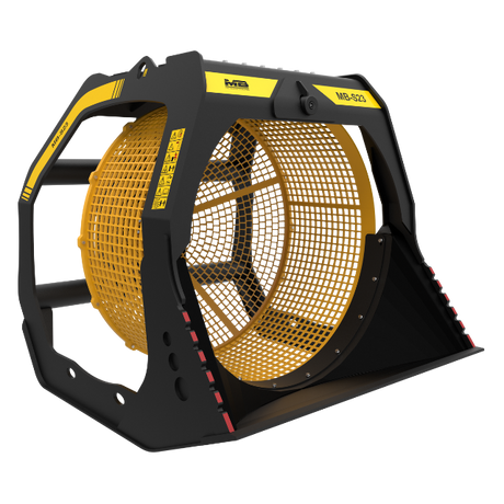 Black and yellow MB-S23 component on a white background