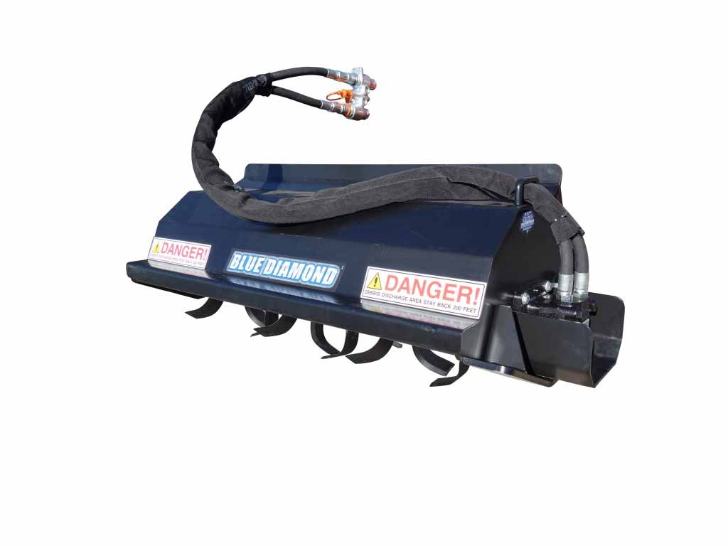 BLUE DIAMOND Rototiller for Mini Skid Steer