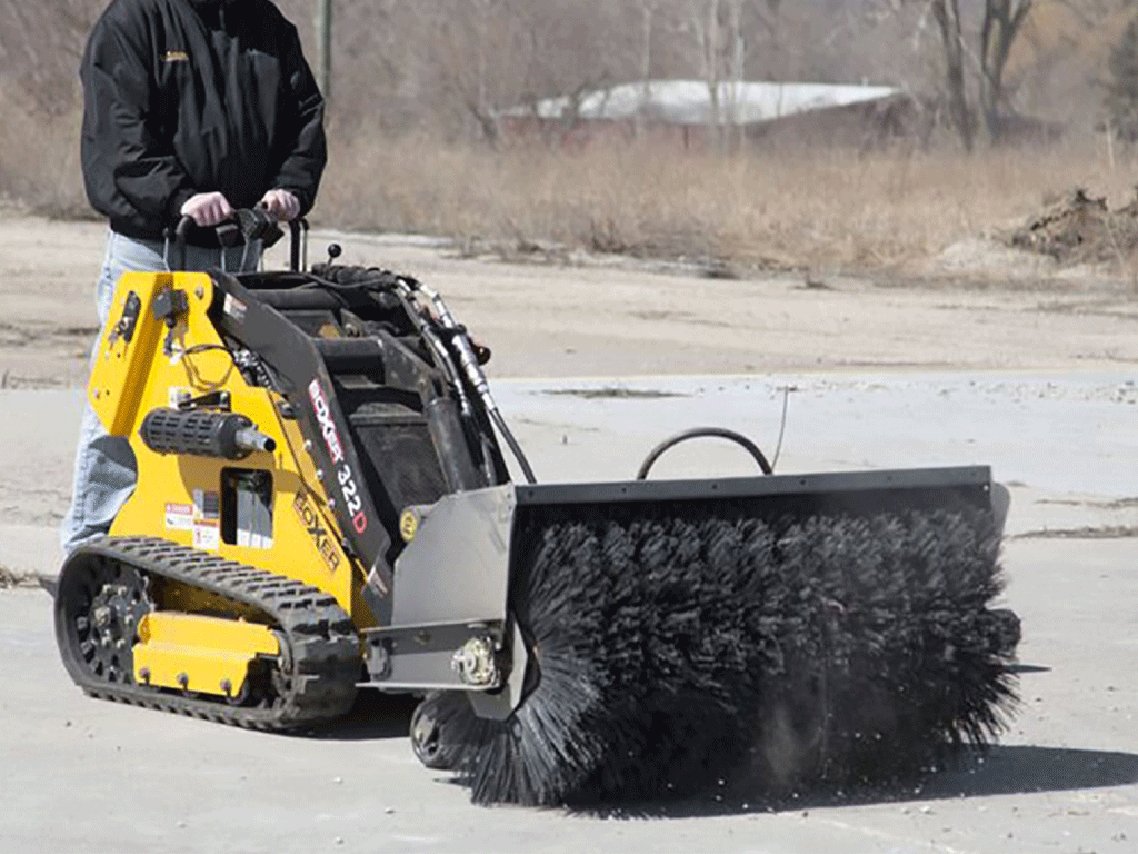 Paladin Sweepster Mini Loader Angle Broom for Skid Steer