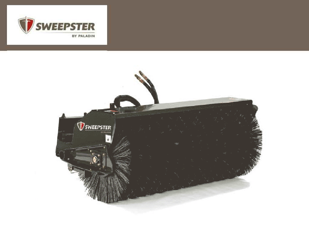 Paladin Sweepster Mini Loader Angle Broom for Skid Steer