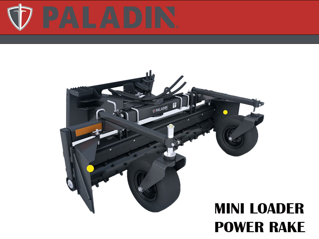 Paladin / Harley D4M Power Rake Mini Loader for Skid Steer