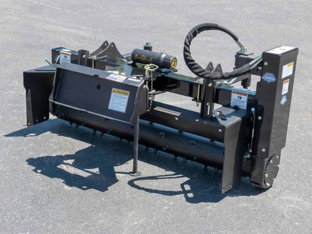 BLUE DIAMOND | Power Rake for Mini Skid Steer