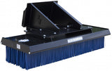 BLUE DIAMOND | Push Broom For Mini Skid Steer Loader