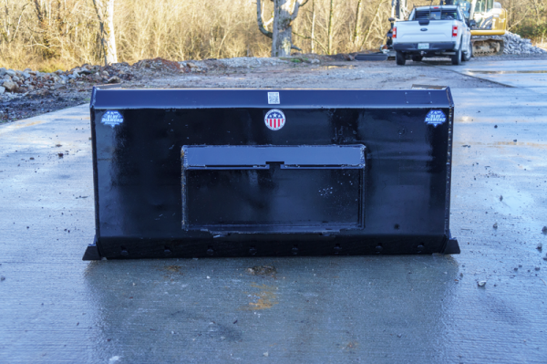 BLUE DIAMOND Snow Pusher For Mini Skid Steer