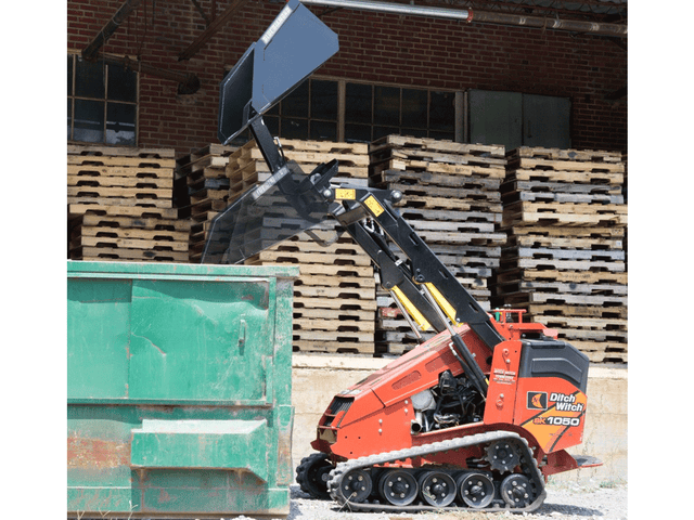 BLUE DIAMOND Front Dump Bucket for Mini Skid Steer