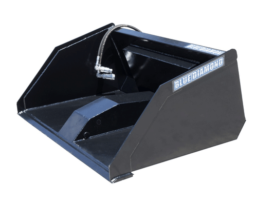BLUE DIAMOND Front Dump Bucket for Mini Skid Steer