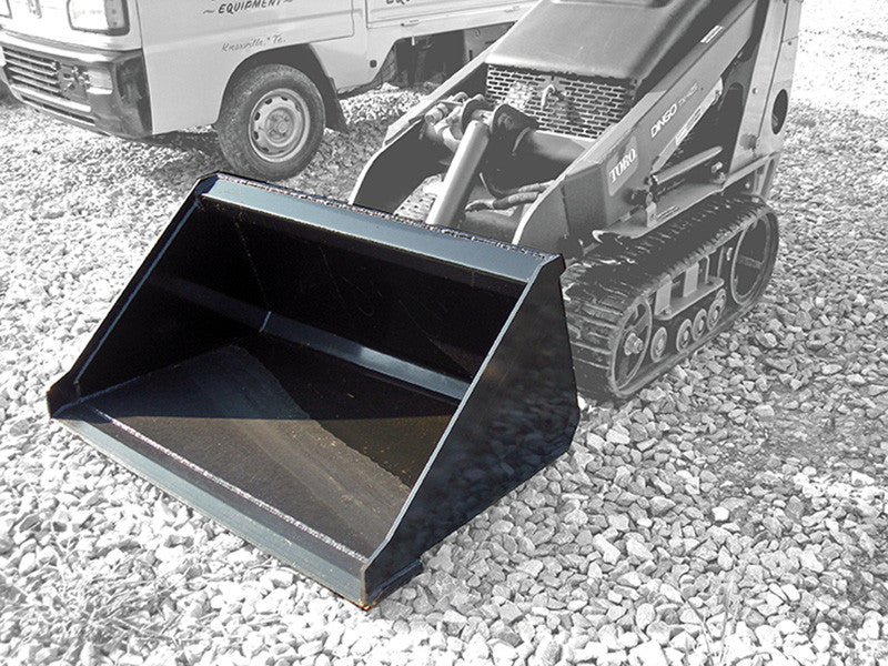 BLUE DIAMOND Low Profile Buckets for Mini Skid Steer