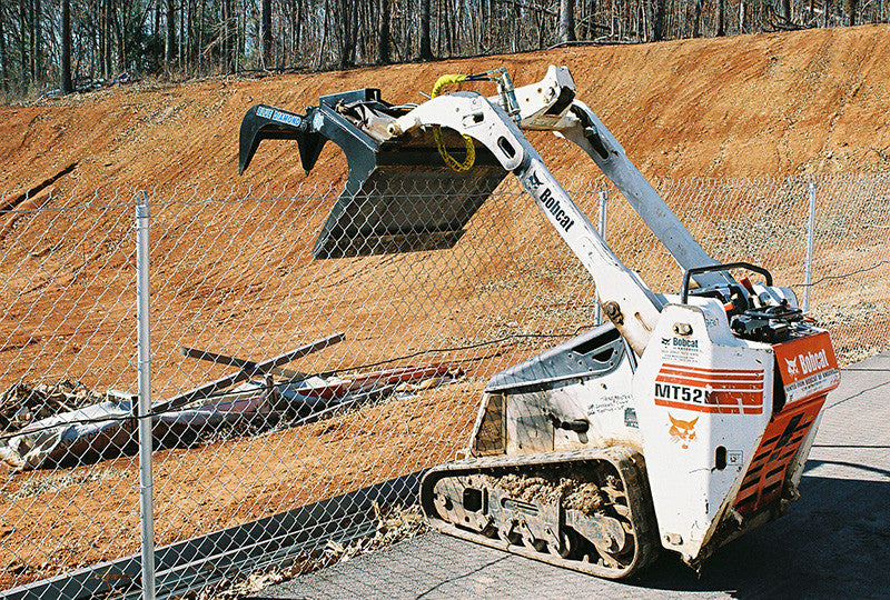 BLUE DIAMOND Industrial Grapple Bucket for Mini Skid Steer