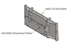 Baumalight DSM230 Manual Rotation Tree Saw For Mini Skid Steers