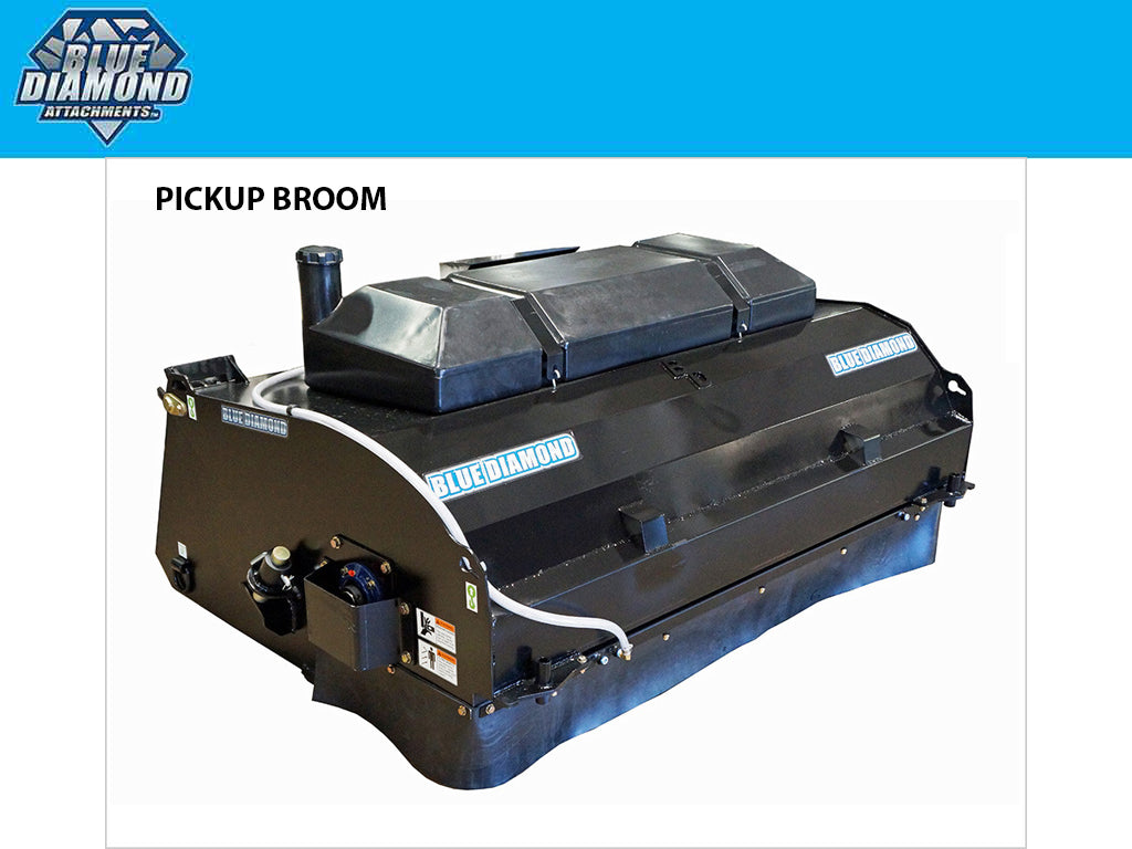 BLUE DIAMOND Pickup Broom for Skid Steer Series 2