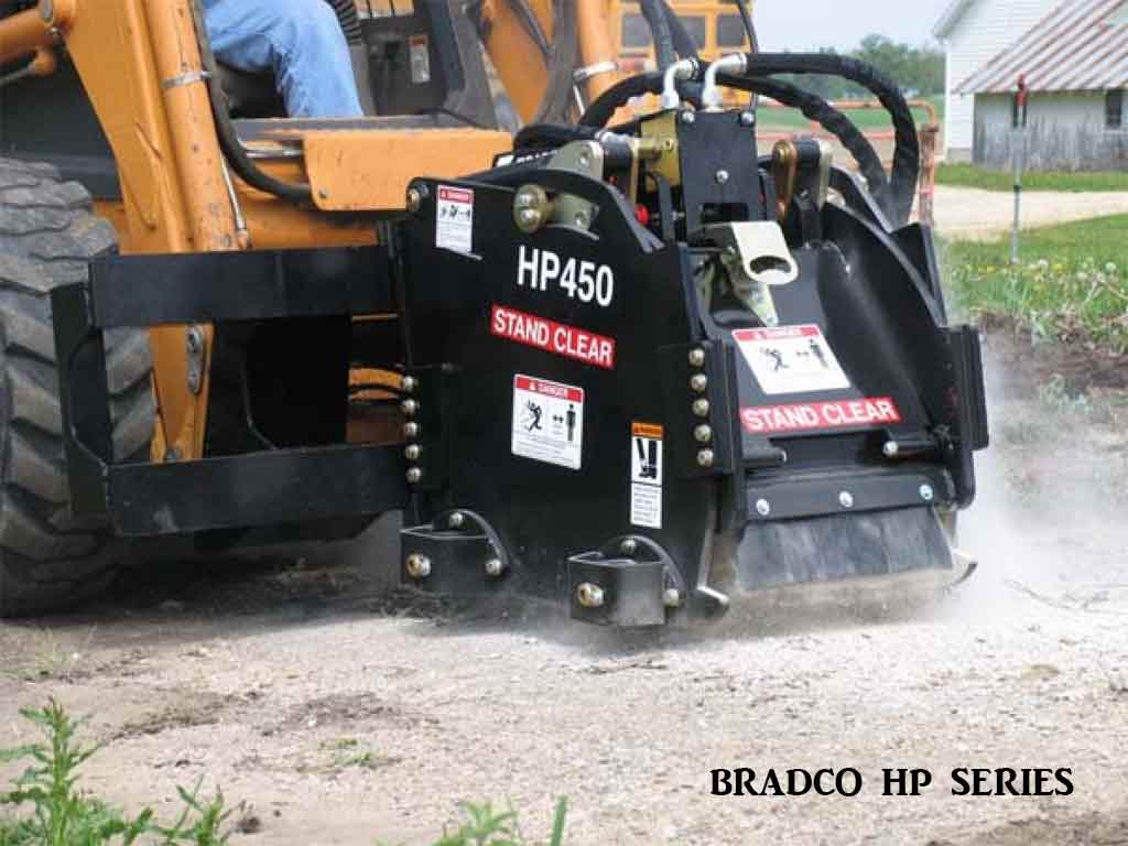 BRADCO HP Series Cold Planer, High Flow