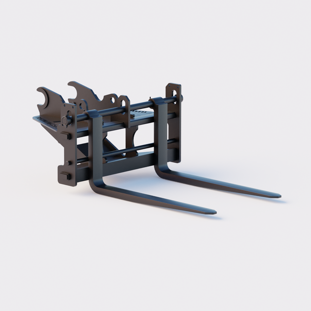 Kubota KX080 Quick Attach Pallet Forks