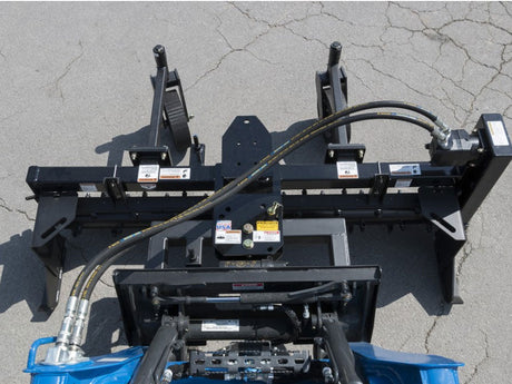 BLUE DIAMOND Extreme Duty Power Rake for Skid Steer, Hydraulic Angle
